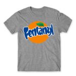 Fentanyl Grey Melange Men's T-shirt for Badass, Funny