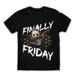 Finally Friday (13) Black Men's Tee for Friday, Funny