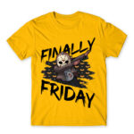 Finally Friday (13) Gold Men's Tee for Friday, Funny