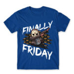 Finally Friday (13) Royal Blue Men's Tee for Friday, Funny