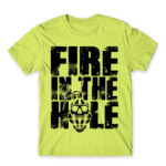 Fire in the hole Apple Green Men's Tee