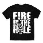 Fire in the hole Black Men's T-shirt
