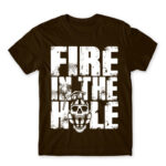 Fire in the hole Chocolate Men's T-shirt