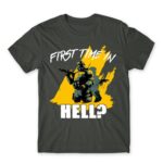 First time in Hell? Dark Grey Men's T-shirt