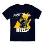 First time in Hell? Navy Men's Tee