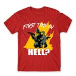 First time in Hell? Red Men's Tee
