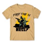 First time in Hell? Sand Men's Tee
