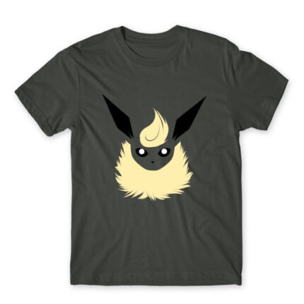 Flareon face Dark Grey Men's Tee for Anime, Pokemon