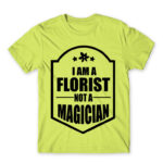 Florist not a wizard Apple Green Men's Tee for Florist, Work