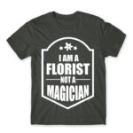 Florist not a wizard Dark Grey Men's T-shirt for Florist, Work