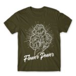 Flower Power Army Men's Tee for Florist, Work
