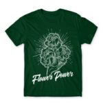 Flower Power Bottle Green Men's T-shirt for Florist, Work