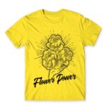 Flower Power Lemon Men's T-shirt for Florist, Work