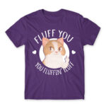 Fluff you Dark Purple Men's T-shirt for Badass, Funny