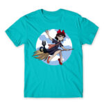 Fly high Atoll Blue Men's T-shirt for Anime, Kiki S Delivery Service