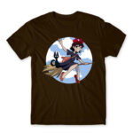 Fly high Chocolate Men's T-shirt for Anime, Kiki S Delivery Service