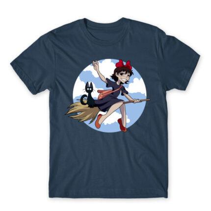 Fly high Denim Men's Tee for Anime, Kiki S Delivery Service