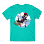 Fly high Turquoise Men's T-shirt for Anime, Kiki S Delivery Service