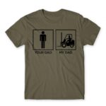 Forklift dad Zinc Men's T-shirt for Forklift Driver, Work