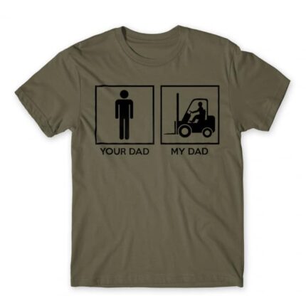 Forklift dad Zinc Men's T-shirt for Forklift Driver, Work