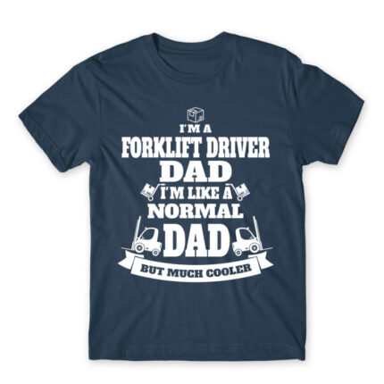 Forklift driver dad Denim Men's Tee for Forklift Driver, Work