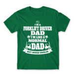 Forklift driver dad Kelly Green Men's Tee for Forklift Driver, Work