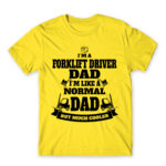 Forklift driver dad Lemon Men's Tee for Forklift Driver, Work