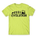 Forklift evolution Apple Green Men's Tee for Forklift Driver, Work