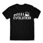 Forklift evolution Black Men's Tee for Forklift Driver, Work