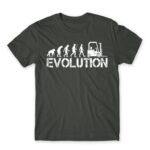 Forklift evolution Dark Grey Men's Tee for Forklift Driver, Work