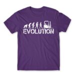 Forklift evolution Dark Purple Men's T-shirt for Forklift Driver, Work