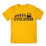 Forklift evolution Gold Men's T-shirt for Forklift Driver, Work