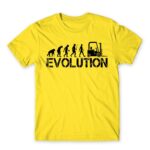 Forklift evolution Lemon Men's Tee for Forklift Driver, Work