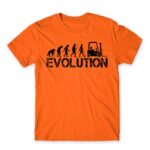 Forklift evolution Orange Men's T-shirt for Forklift Driver, Work