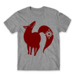 Fox’s Sin of Greed Ban – Nanatsu no Taizai Grey Melange Men's T-shirt for Anime, Nanatsu No Taizai