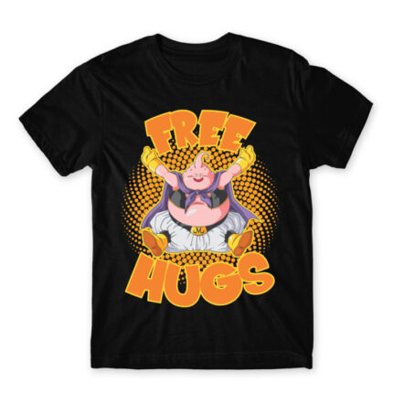Free Hugs Black Men's Tee for Anime, Dragon Ball