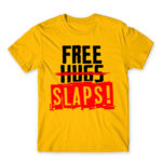 Free slaps! Gold Men's Tee for Antisocial, Funny