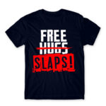 Free slaps! Navy Men's Tee for Antisocial, Funny