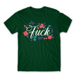 Fuck Bottle Green Men's T-shirt for Badass, Funny