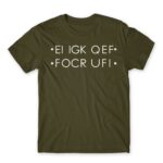 Fuck hidden message Army Men's T-shirt for Funny, Sarcastic Humour