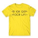 Fuck hidden message Lemon Men's Tee for Funny, Sarcastic Humour