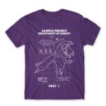 Fusion project – Part 1 Dark Purple Men's Tee for Anime, Dragon Ball