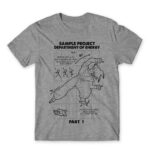 Fusion project – Part 1 Grey Melange Men's T-shirt for Anime, Dragon Ball