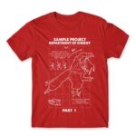 Fusion project – Part 1 Red Men's Tee for Anime, Dragon Ball
