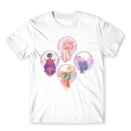 Fusion White Men's T-shirt for Anime, Steven Universe