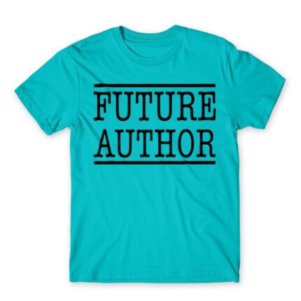Future Author Atoll Blue Men's T-shirt for Work, Writer