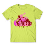 Gasai Yuno yandere Apple Green Men's Tee for Anime, The Future Diary