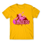 Gasai Yuno yandere Gold Men's T-shirt for Anime, The Future Diary