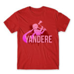 Gasai Yuno yandere Red Men's T-shirt for Anime, The Future Diary
