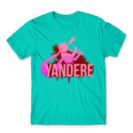Gasai Yuno yandere Turquoise Men's Tee for Anime, The Future Diary